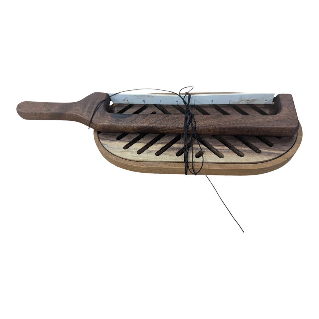 Bread Board Bow Knife Combo Set