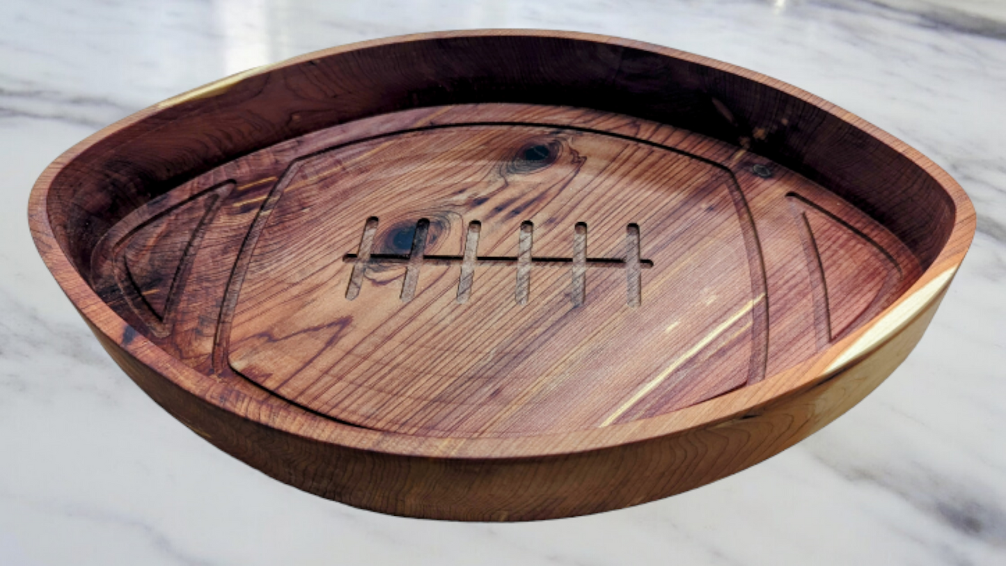 Super bowl party serving tray