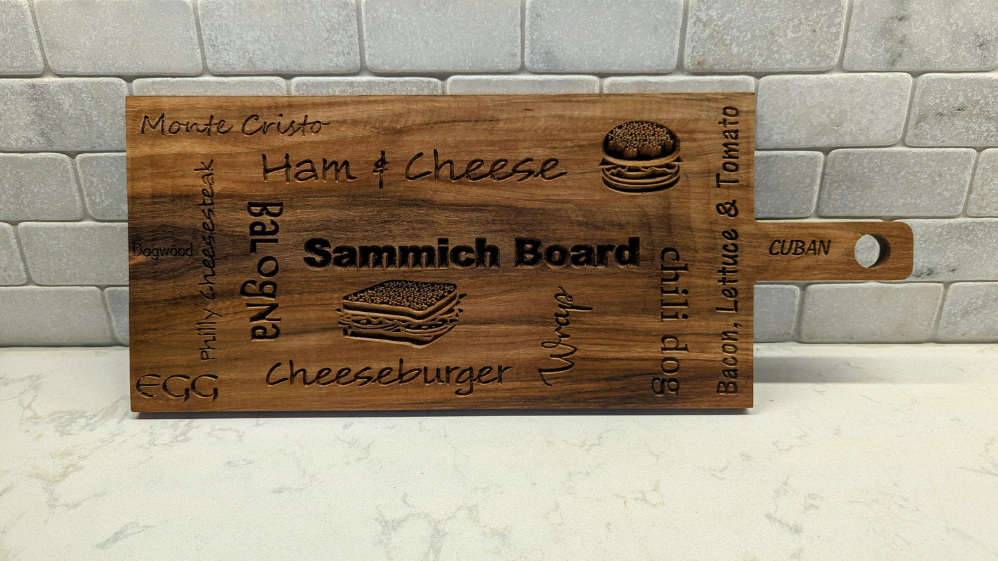 Wood Sammich Board