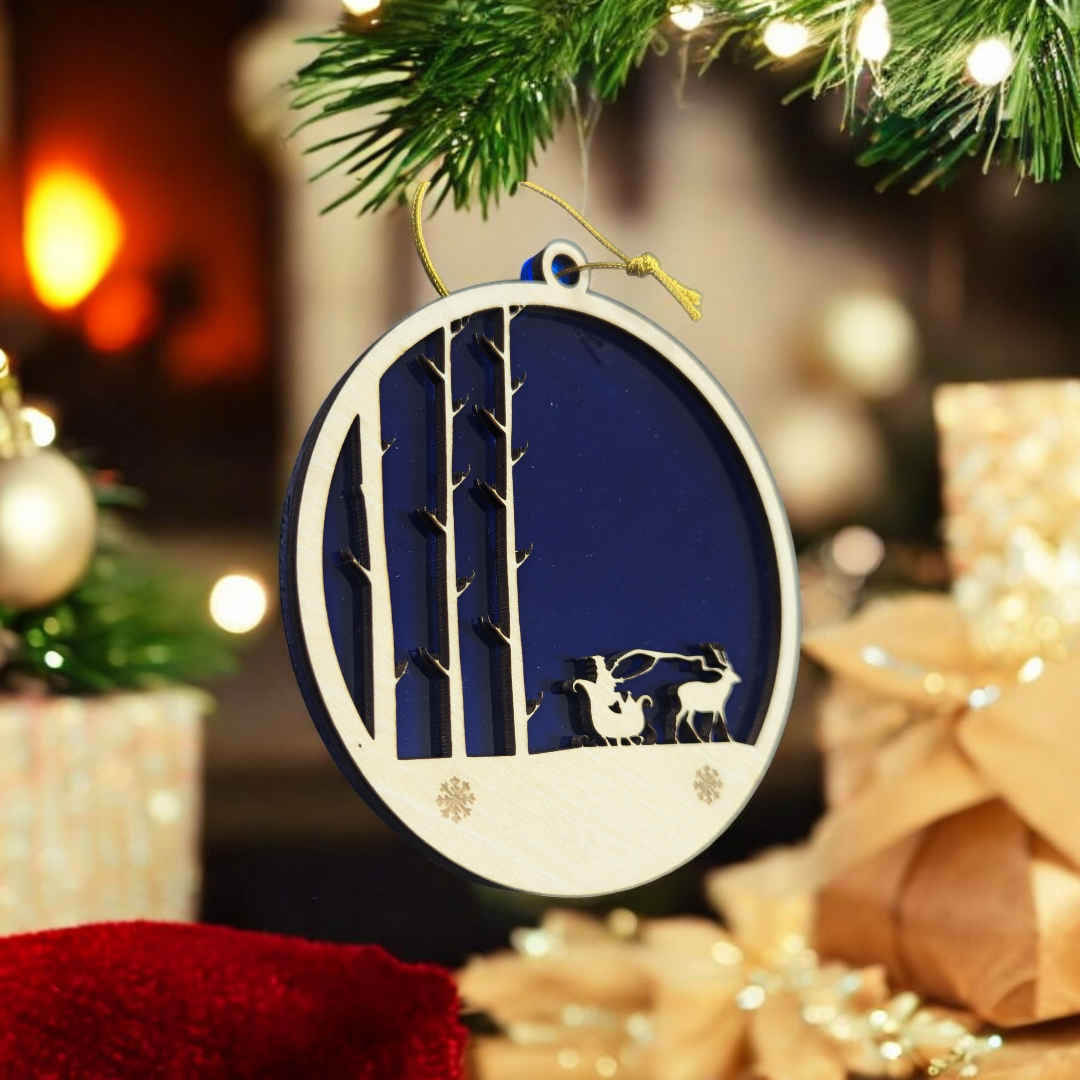 Christmas Ornaments Tree Decoration, 2 Layer 3D Ornaments