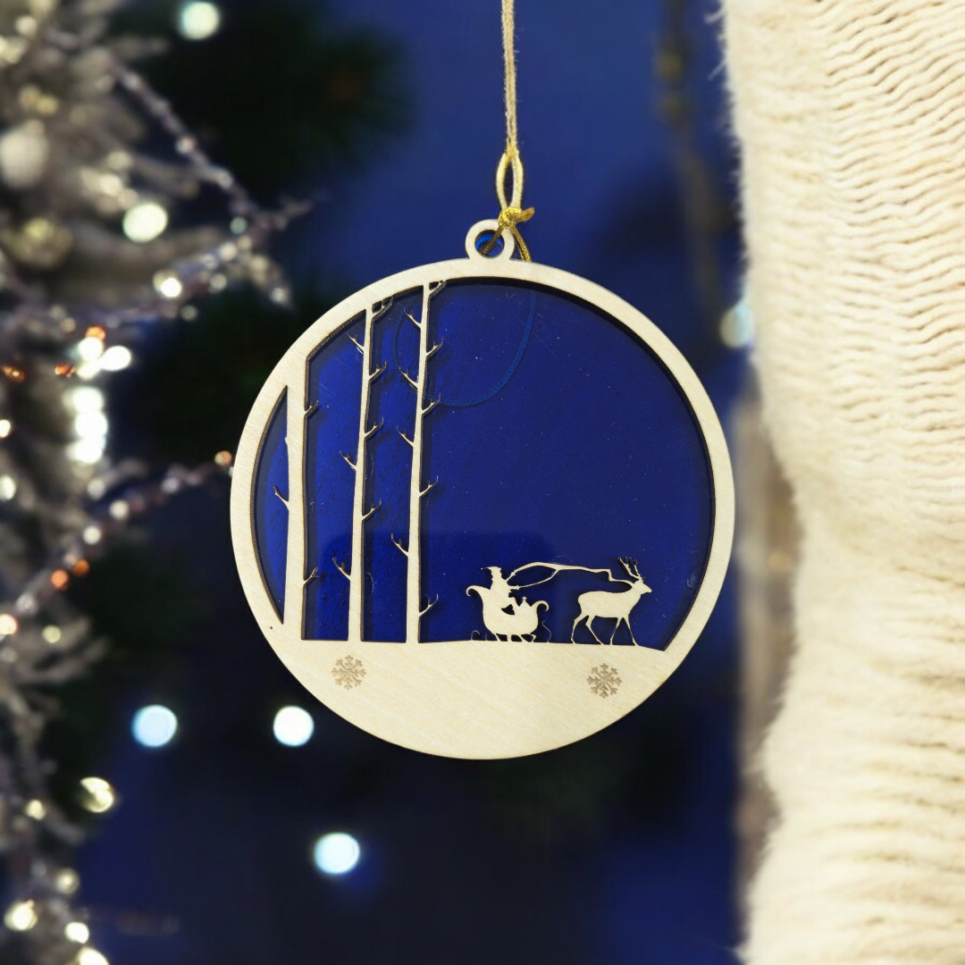 Christmas Ornaments Tree Decoration, 2 Layer 3D Ornaments