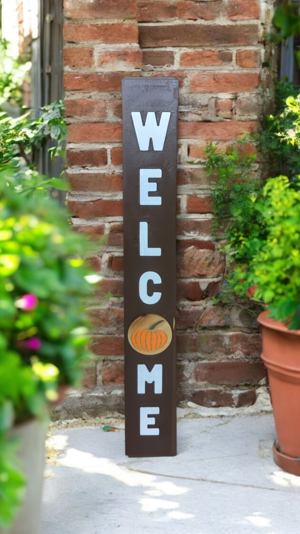 Welcome Sign Insert - Pumpkin