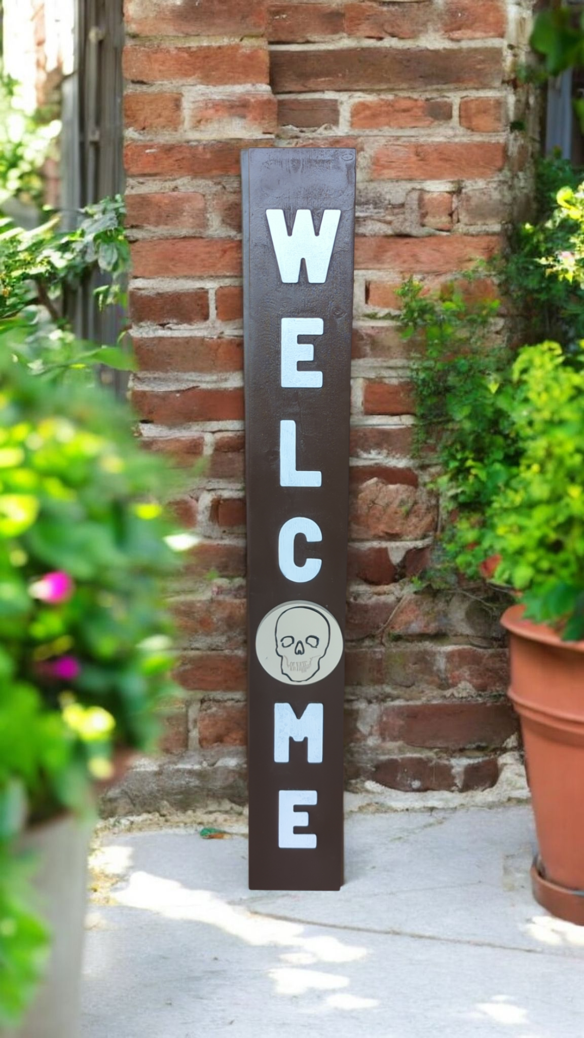 Welcome Sign Insert - Skull
