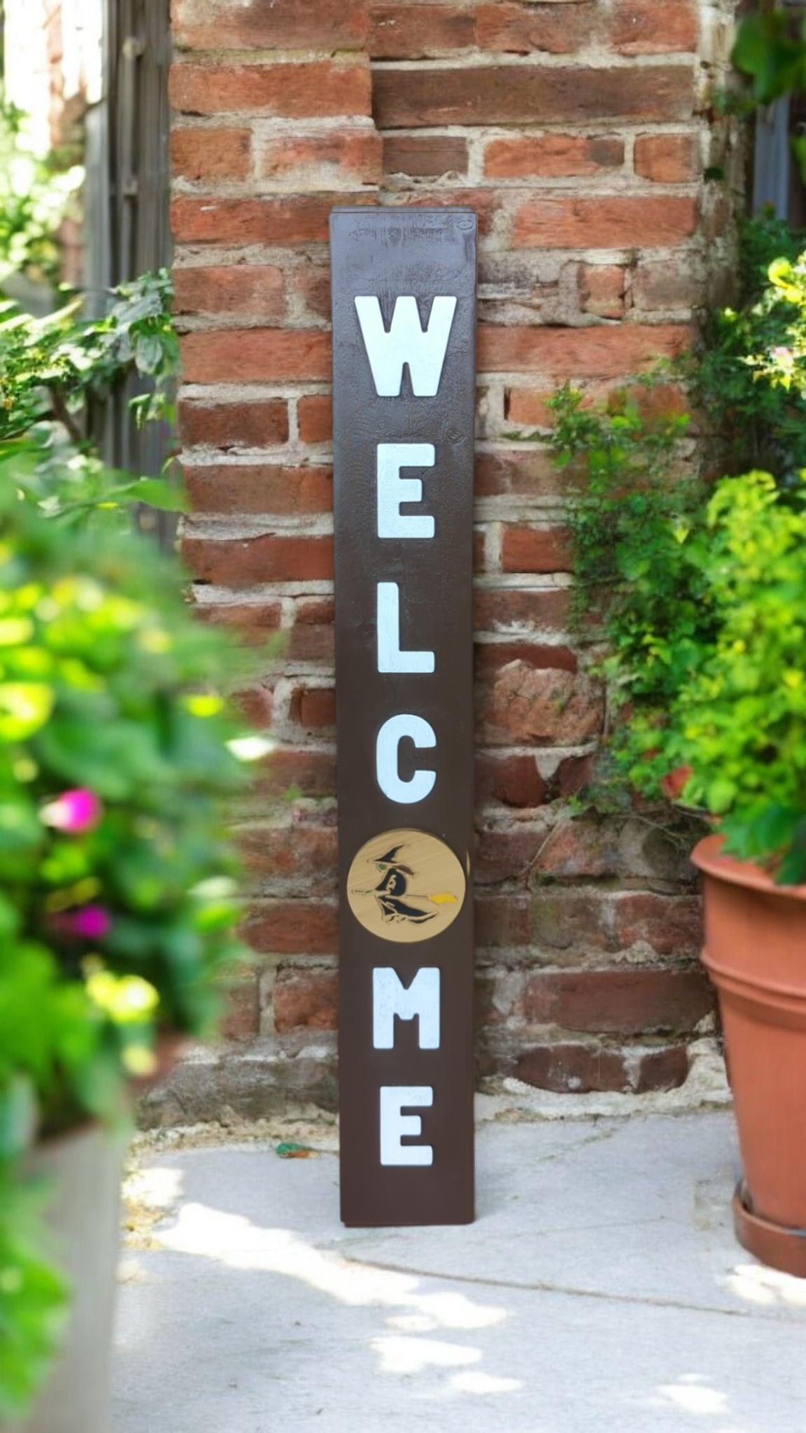 Welcome Sign Insert - Witch