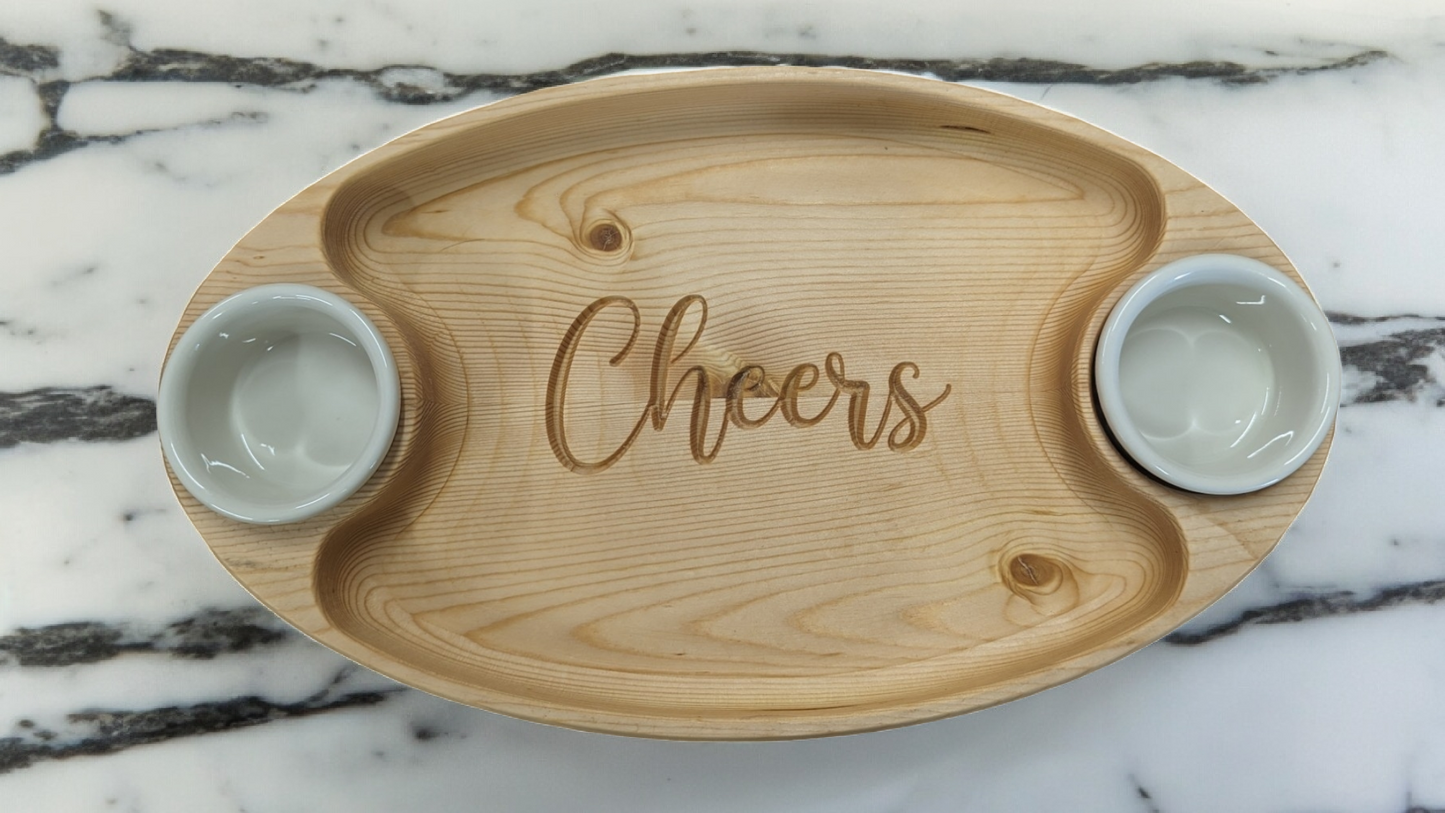 Cheers chip and dip tray