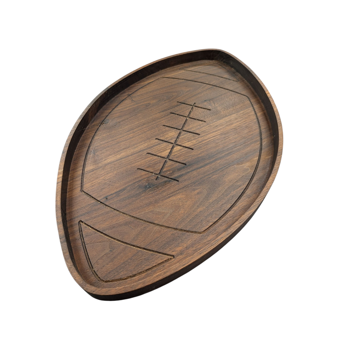 Football - Wood Chip Tray with optional personalization