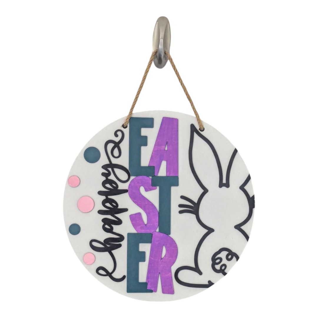 Happy Easter Bunny Door Hanger
