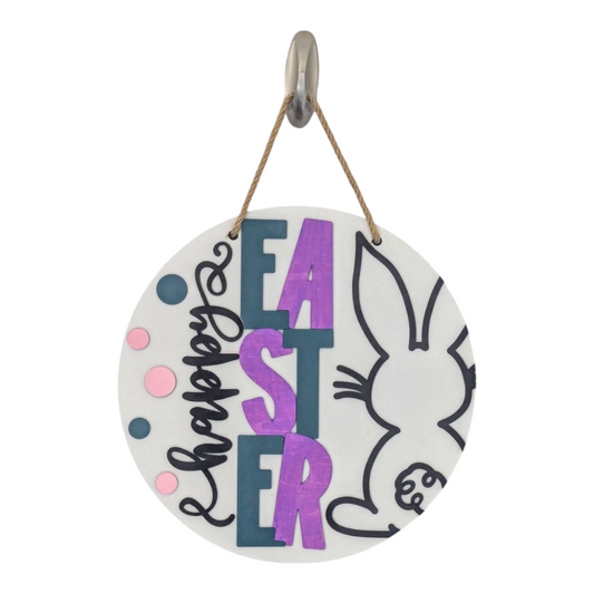 Happy Easter Bunny Door Hanger