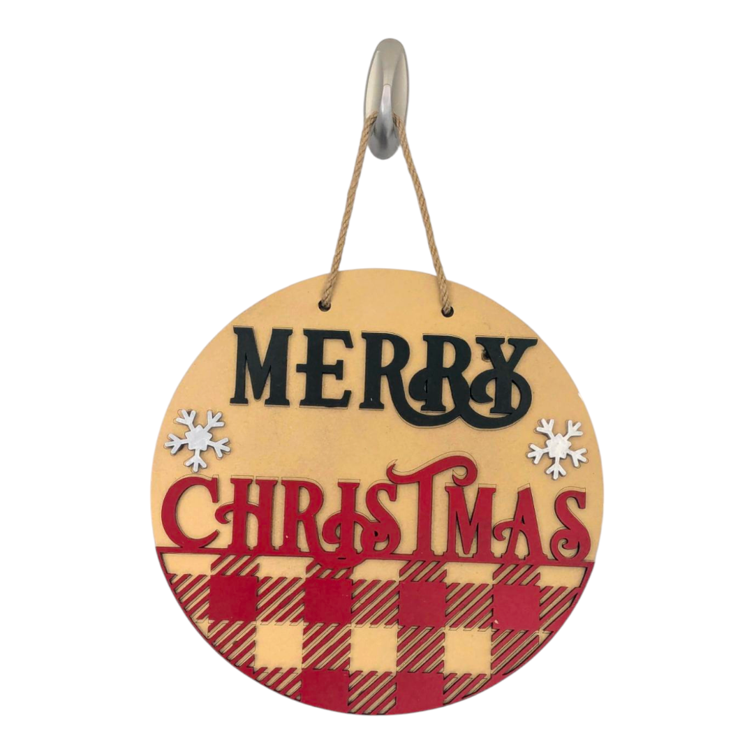 Merry Christmas Door Hanger
