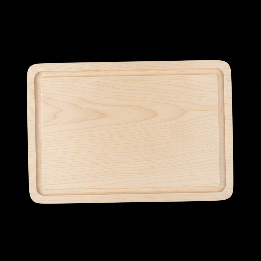 Maple Cutting Board - Top View